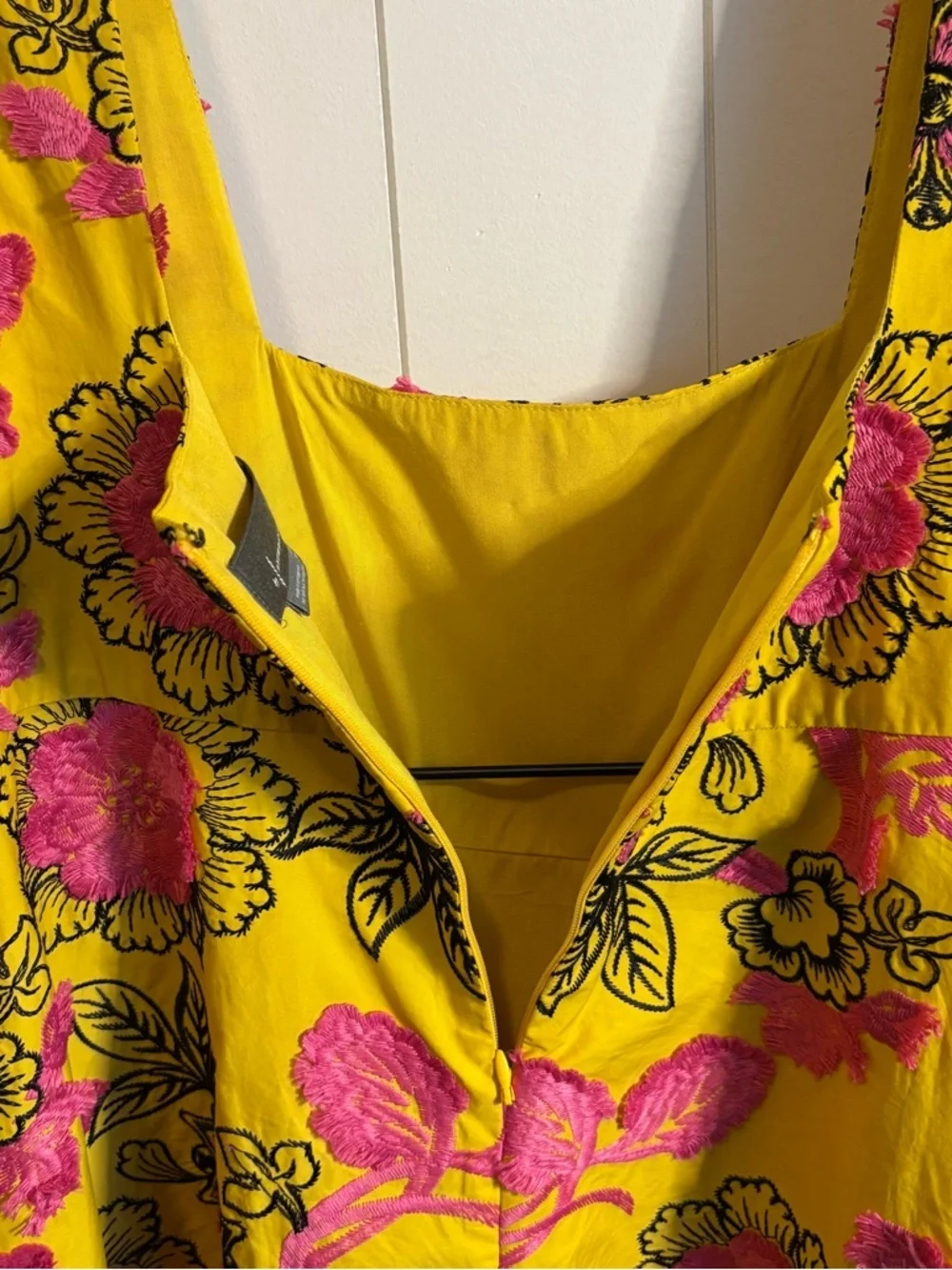 Anthropologie Eliska Embroidered Mini Dress Size 12P Petite NWOT Floral